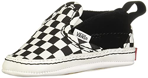 Vans , Slip-On Sneaker – 3 Infant, Black/White Checkerboard.