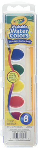Crayola Washable Watercolors 8 ea (Pack of 2)