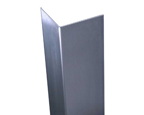 Stainless Corner Guard, 1″ X 1″ X 48″, No Wings