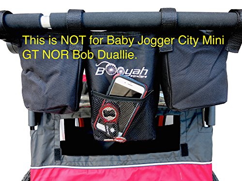 Double Stroller Stroller Organizer for Booyah Child, Large and XL Pet Stroller.