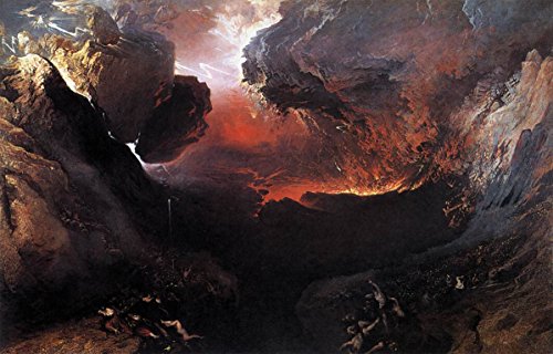 Great Day of His Wrath by John Martin – 18″ x 27″ Premium Canvas Print