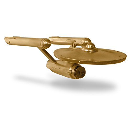 Hallmark Keepsake Star Trek 50th Anniversary Gold Edition U.S.S. Enterprise Pilot Version Holiday Ornament