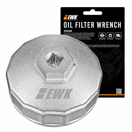 EWK 74mm 14 Flutes Forged Oil Filter Removal Wrench for Mercedes Benz, Sprinter, VW, Porsche, Volkswagen, Audi