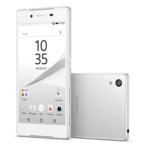Sony Xperia Z5 Compact E5823 2GB/32GB 23MP 4.6-inch 4G LTE Factory Unlocked (White) – International Stock No Warranty