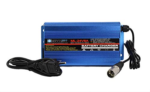 Mighty Max Battery 24 Volt 8 Amp Charger Replacement for Pride Revo Mobility Scooter