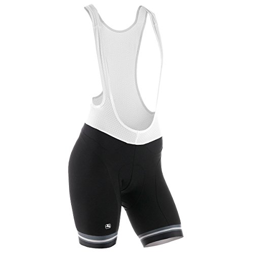 Giordana Women’s Silverline Cycling Bib Shorts, Black/Black, 2XL