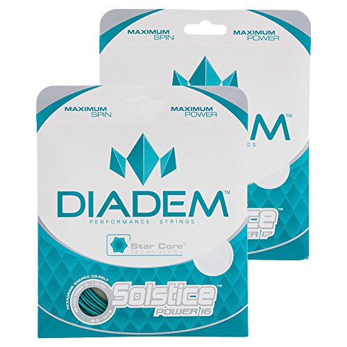 Diadem Solstice Power (16L-1.25mm) Tennis String (Teal)