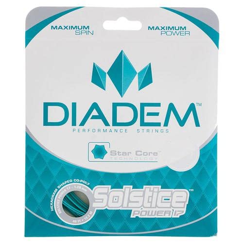 Diadem Solstice Power (16L-1.25mm) Tennis String (Teal) | The Storepaperoomates Retail Market - Fast Affordable Shopping