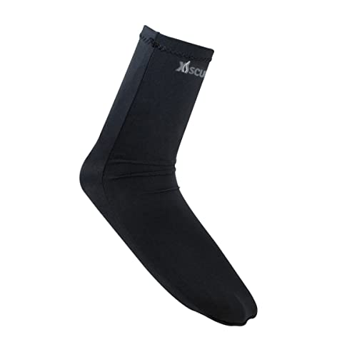 XS Scuba Spandex Socks -Black