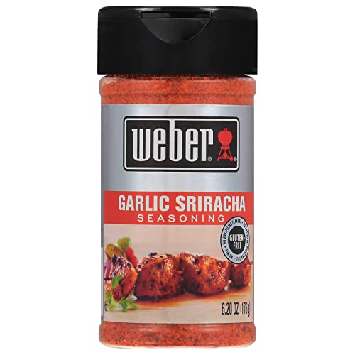 Weber Garlic Sriracha Seasoning, 6.2 Ounce Shaker