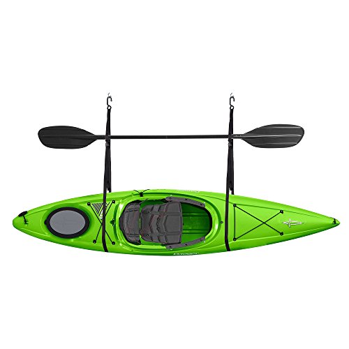 RAD Sportz Kayak Storage Straps Garage Canoe Hangers with 55 lb Capacity, Black