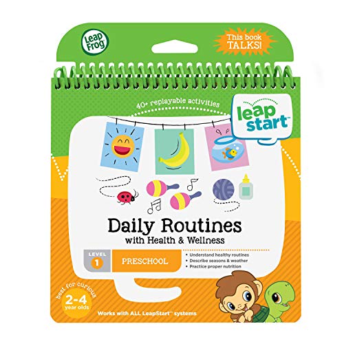 LeapFrog LeapStart Daily Routines and Health and Wellness Book,2 years to 4 years