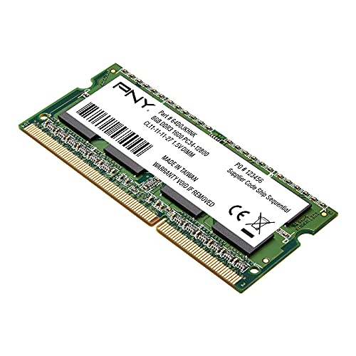 PNY Performance 8GB DDR3 1600MHz (PC3-12800) CL11 1.35V Notebook/Laptop (SODIMM) Memory – MN8GSD31600LV | The Storepaperoomates Retail Market - Fast Affordable Shopping