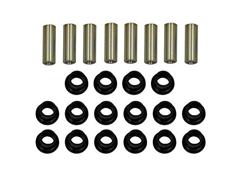 SuperATV Heavy Duty Front A-arm/Control Arms Bushing Kit for Can-Am ATV Outlander/Renegade/XMR/Traxter (All years) – Replaces BRP Part Numbers 706200181 & 706200678