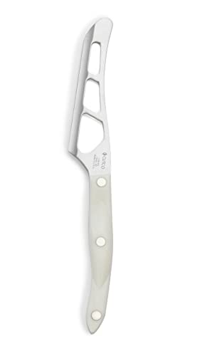 CUTCO Model 1764 Traditional Cheese Knife 5-3/8” Micro Double-D-edge blade (Pearl White Handle)