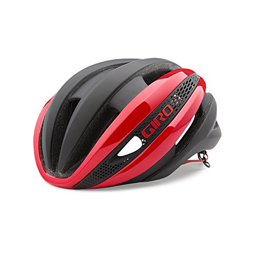 Giro Synthe Adult Road Cycling Helmet – Large (59-63 cm), Bright Red/Matte Black (2017)