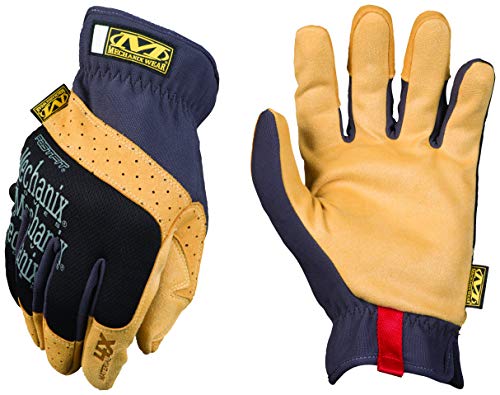 Mechanix Wear: Material4X FastFit Work Gloves (Large, Brown/Black)