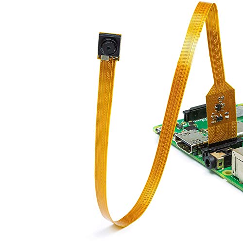 Arducam 1/4 Inch 5 Megapixels Sensor Mini Camera Module with Flex Cable for Raspberry Pi Model A/B/B+, Pi 2 and Raspberry Pi 3, 3B+, 4