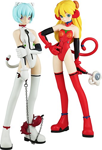 Kaiyodo Neon Genesis Evangelion: Rei Ayanami & Sohryu Langley PVC Figure (Grimlock Mix Version)
