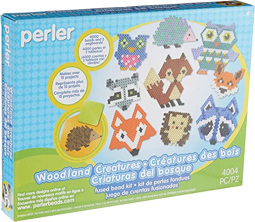 Perler Beads Woodland Creatures Animal Pattern Crafts for Kids, 4004 pcs