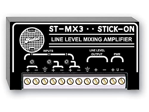 RDL ST-MX3 3 Channel Audio Mixer – Line Input and Output