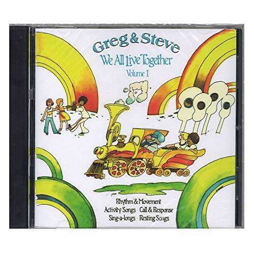 Greg & Steve Productions YM-001CD Greg & Steve: We All Live Together Vol. 1 CD