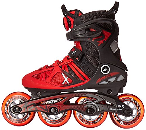 K2 Skate Men’s Vo2 90 Boa Inline Skates, Red/Black, 5 | The Storepaperoomates Retail Market - Fast Affordable Shopping