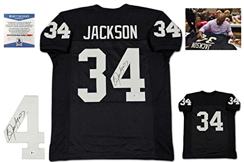 Bo Jackson Autographed Signed Jersey – Beckett Authentic – Black