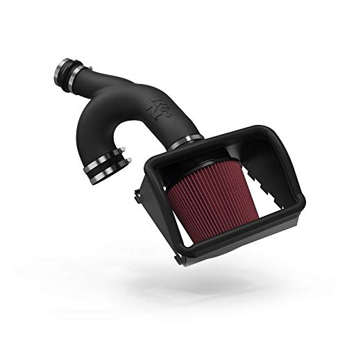 K&N Cold Air Intake Kit: Increase Acceleration & Towing Power, Guaranteed to Increase Horsepower up to 19HP: Compatible with 2.7L, V6, 2015-2019 Ford F150, 63-2593