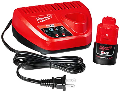 Milwaukee 48-59-2420 M12 2.0 Red Lithium Starter Kit