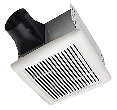 Broan-NuTone A80 InVent Series Single-Speed Fan, Ceiling Room-Side Installation Bathroom Exhaust Fan, ENERGY STAR Certified, 2.0 Sones, 80 CFM , White