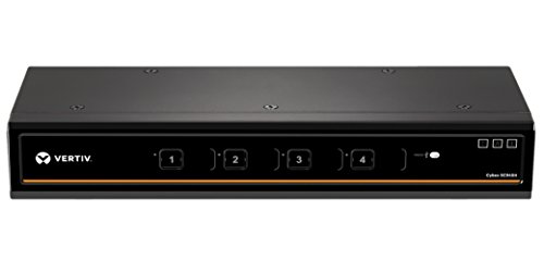 Vertiv Cybex Secure 4K UHD KVM 4-Port HDMI DH DPP NIAP EAL4+ TAA (SC945H-001)