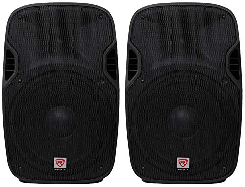 Rockville (2) SPGN158 15″ Passive 1600W DJ PA Speakers Lightweight Cabinet 8 Ohm