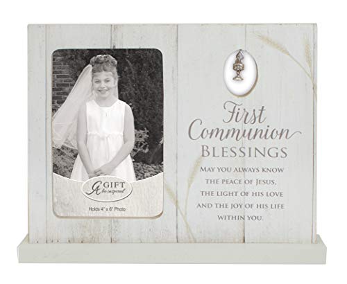 Cathedral Art Abbey Gift 9.5″x7.5″ First Communion Boxed Standing Frame W/Chalice Charm