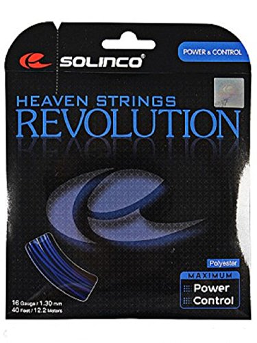 Solinco Revolution 16 g 1.30 mm Blue Tennis String – 2 Packs