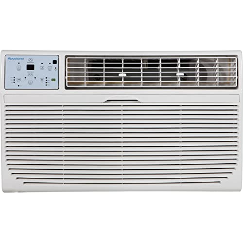 Keystone 12,000 BTU 115V Energy Star Through-The-Wall Air Conditioner, Cools Rooms Up to 550 Sq. Ft., with Follow Me LCD Remote Control, Dehumidifier, Sleep Mode, and 24H Timer