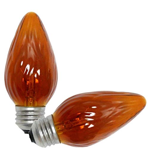 GE 75344-40FM/A/CF 2PK F15 Decor Flame Tip Light Bulb