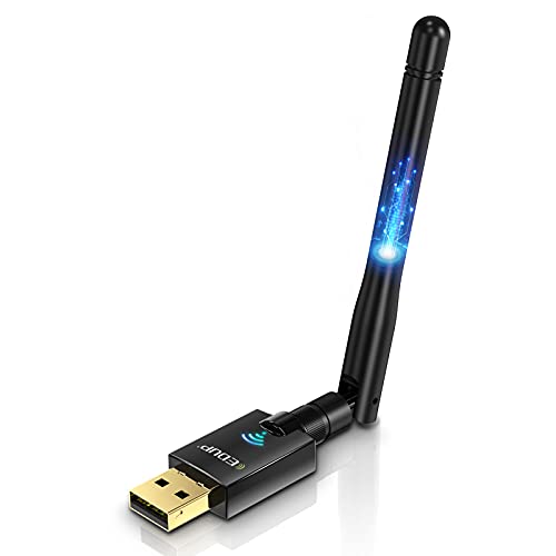 USB Wifi Adapter for PC, EDUP AC600M USB Wi-fi Dongle 802.11ac Wireless Network Adapter with Dual Band 2.4GHz/5Ghz High Gain Antenna for Desktop Laptop support Windows XP/Vista/7/8.1/10 Mac 10.7-10.15 | The Storepaperoomates Retail Market - Fast Affordable Shopping
