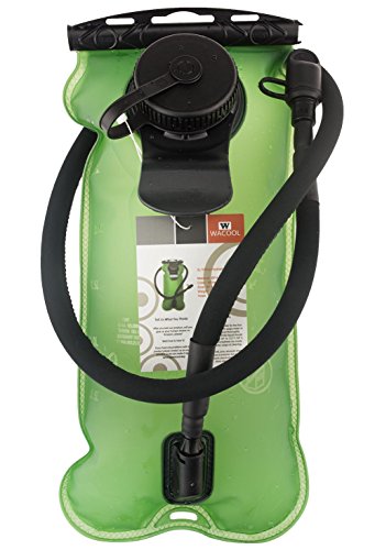 WACOOL 3L 3Liter 100oz BPA Free EVA Hydration Pack Bladder, Leak-Proof Water Reservoir (Green(Double Opening))