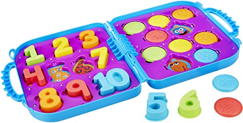 Playskool Sesame Street Cookie Monster’s On the Go Numbers Includes fold up carry case and 20 play pieces (10 cookies and 10 numbers).