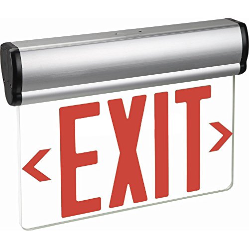 Kaito LED Edge-Lit Exit Sign with Backup Rechargeable Battery and Adjustable Panel, UL Listed
