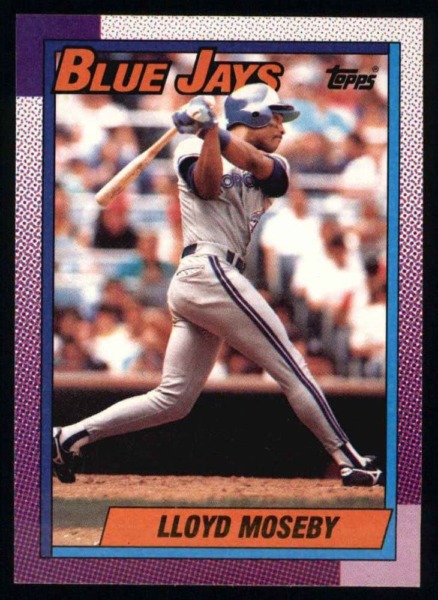 1990 Topps # 779 Lloyd Moseby Toronto Blue Jays (Baseball Card) NM/MT Blue Jays