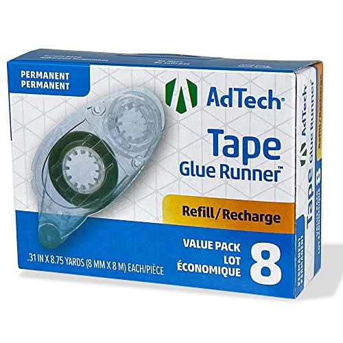 AdTech 05674 Permanent Crafter’s Tape Refills, single unit