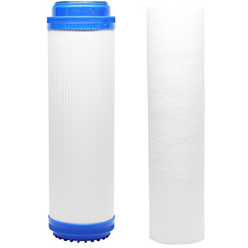 3-Pack Replacement Filter Kit Compatible with GE GX1S01R RO System – Includes Polypropylene Sediment Filter & Granular Activated Carbon Filter – Denali Pure Brand