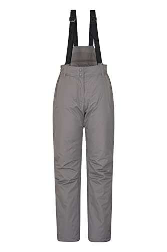 Mountain Warehouse Moon Womens Ski Pants – Snowproof Suspenders Grey 4