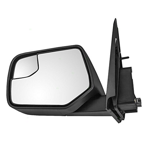 Brock Replacement Driver Side Power Mirror Textured Black without Heat with Blind Spot Glass and Manual Folding Compatible with 2008-2012 Escape/Hybrid & 2008-2011 Mariner/Hybrid