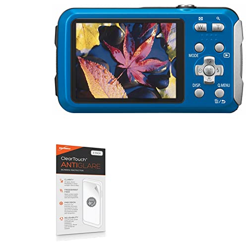 Screen Protector for Panasonic Lumix DMC-TS30 (Screen Protector by BoxWave) – ClearTouch Anti-Glare (2-Pack), Anti-Fingerprint Matte Film Skin for Panasonic Lumix DMC-TS30