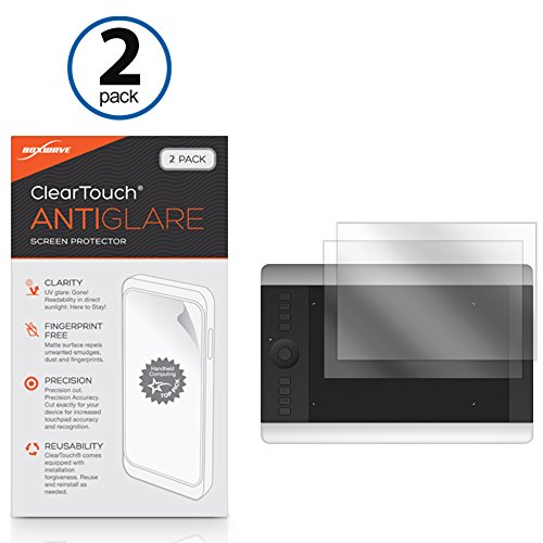 BoxWave Screen Protector Compatible with Wacom Intuos Pro Medium PTH-651 (Screen Protector by BoxWave) – ClearTouch Anti-Glare (2-Pack), Anti-Fingerprint Matte Film Skin