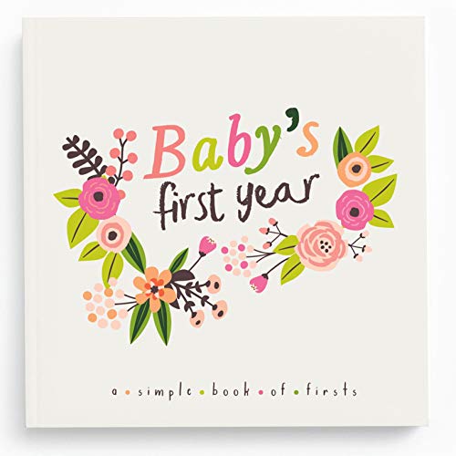 Lucy Darling Little Artist Baby Memory Book – First Year Journal Album To Capture Precious Moments – Milestone Keepsake For Girl – Made In USA 9 inches X 9 inches