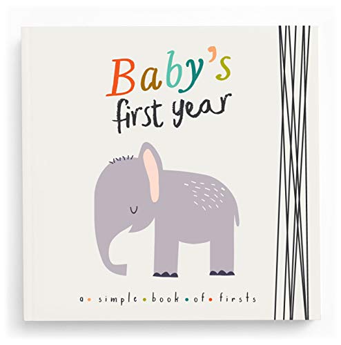Lucy Darling Little Animal Baby Memory Book – First Year Journal Album To Capture Precious Moments – Milestone Keepsake For Boy Or Girl – Made In USA